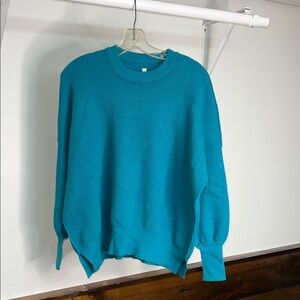 Amazon‎ Teal Ribbed Knit Sweater- S